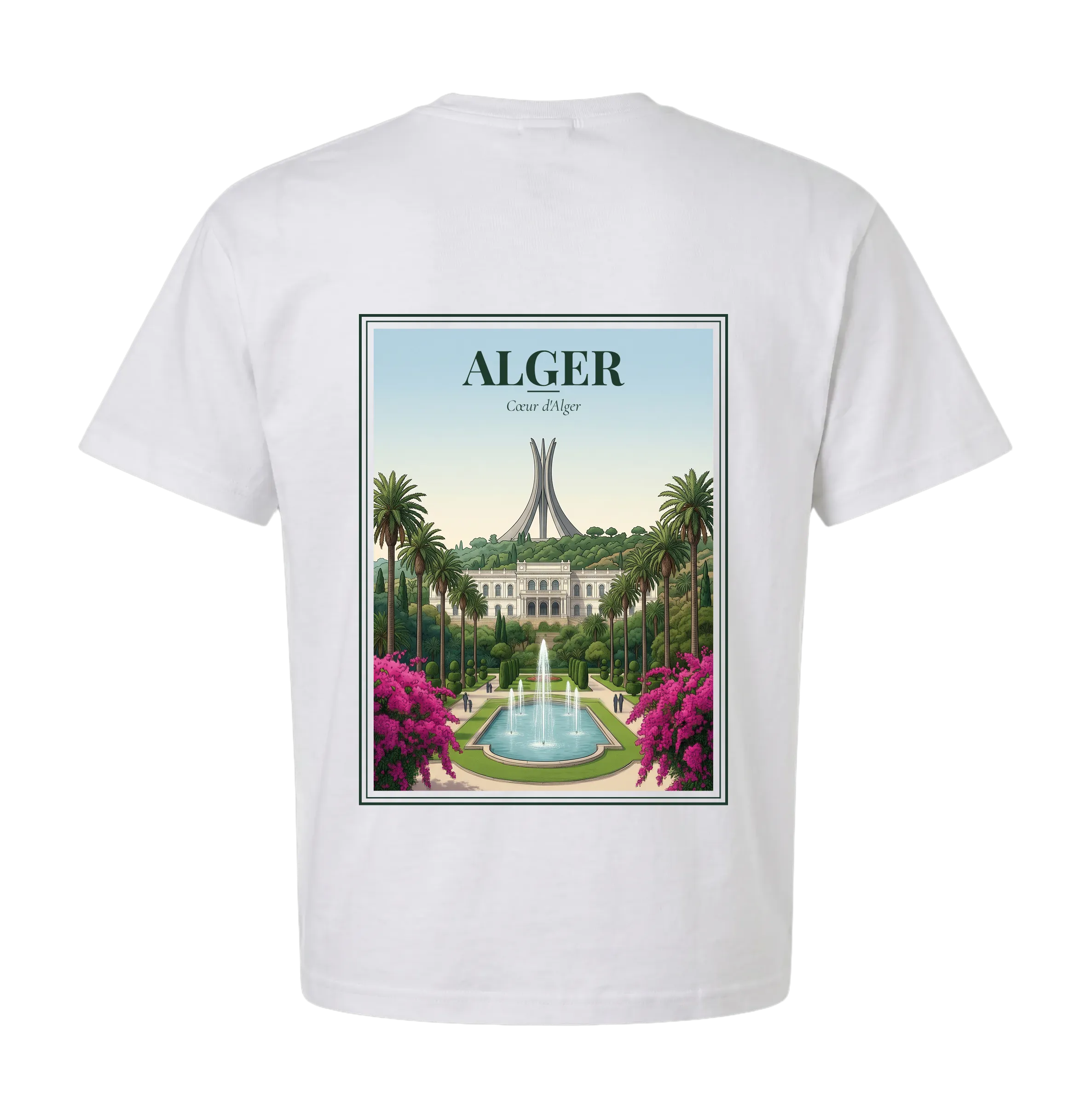 T-Shirt Alger "Cœur d'Alger" — Affiche Vintage | Couleva - image 2