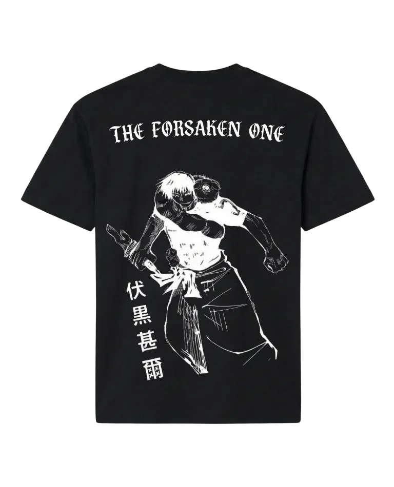 Toji Fushiguro JJK T-Shirt - Black size S back view