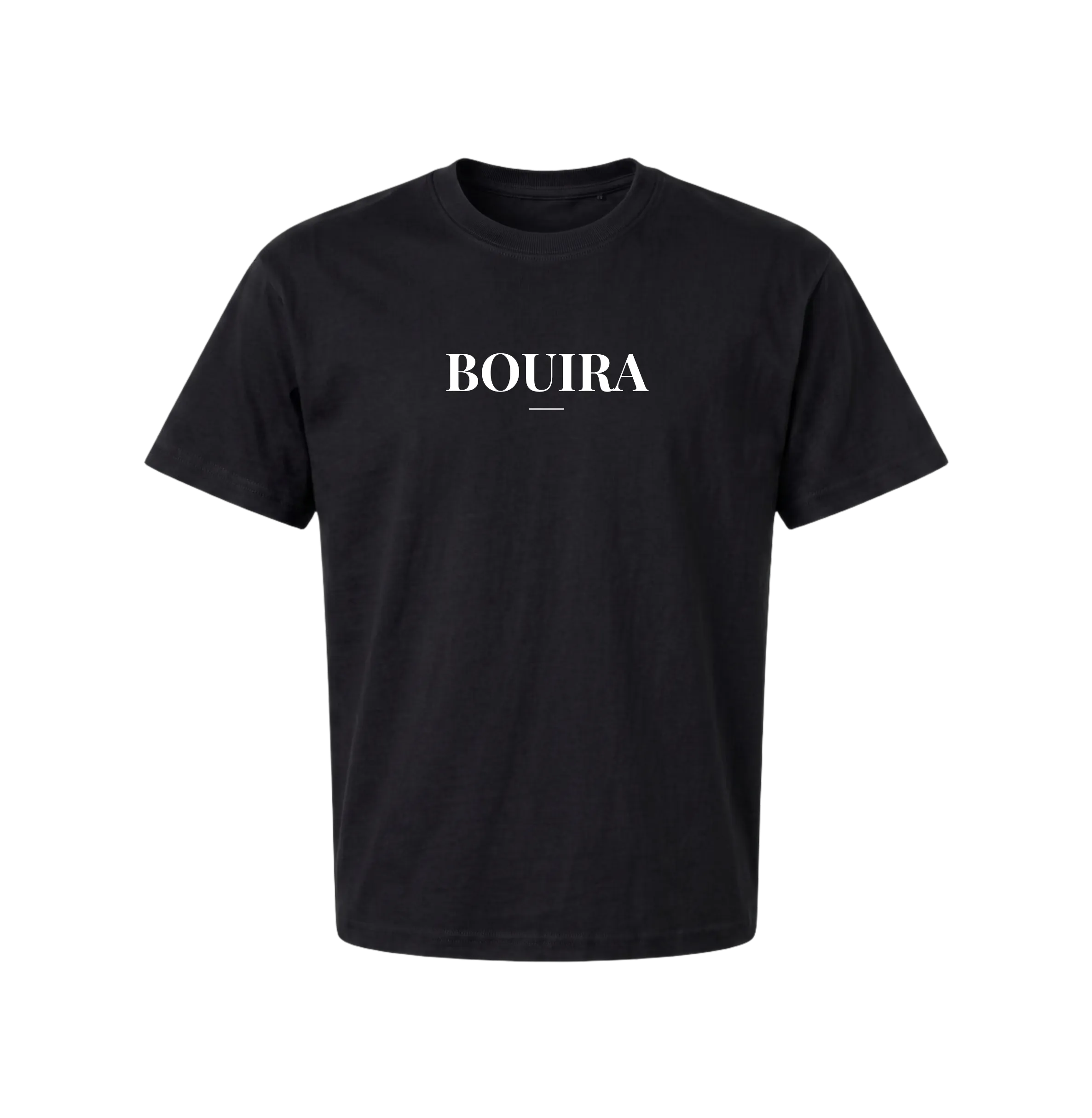 Bouira T-Shirt — Summit of the Djurdjura - Black size S front view
