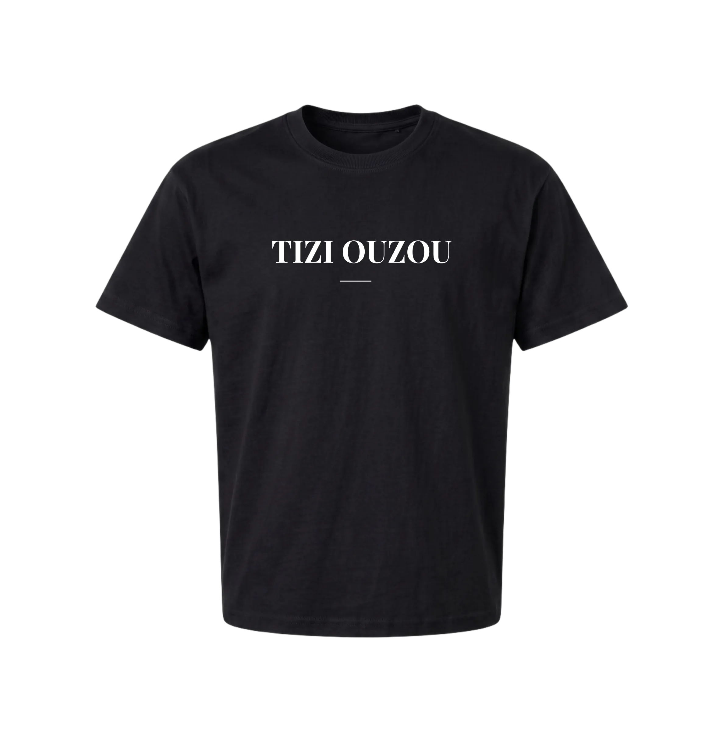 Tizi Ouzou T-Shirt — Au pied du Djurdjura - Black size S front view