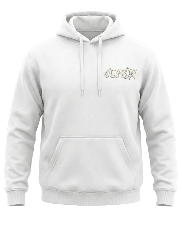 Luffy Gear 5 JoyBoy Hoodie - White size S front view