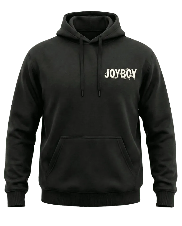 Luffy Gear 5 JoyBoy Hoodie - Black size S front view