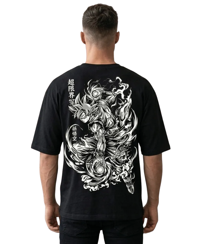 Goku Spirit Bomb Oversized T-Shirt - image 3