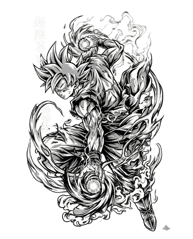 Goku Spirit Bomb Oversized T-Shirt - image 6